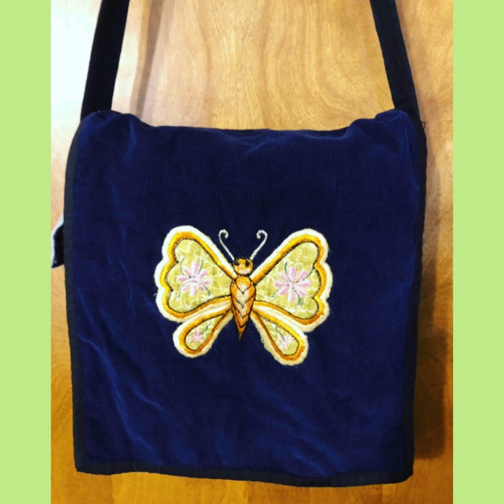 🦋Beautiful Boho Blue Butterfly Bag🦋